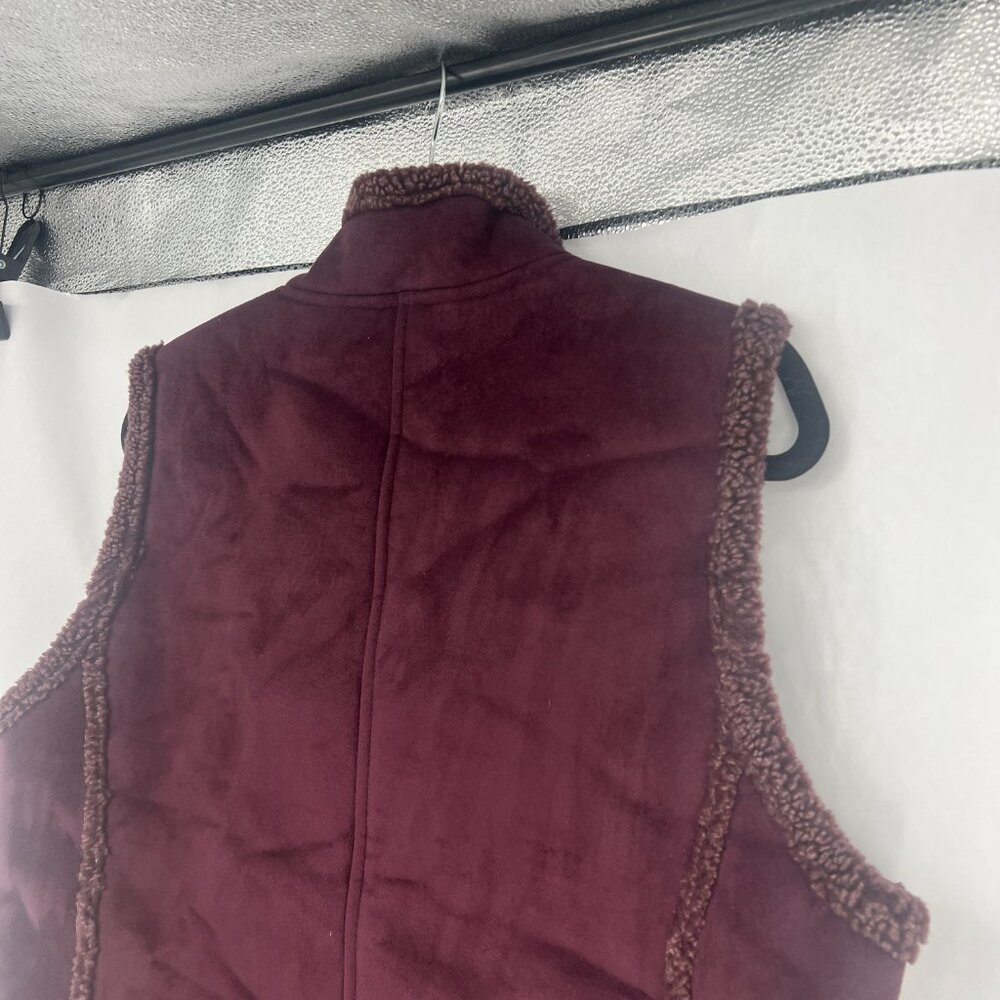 LL Bean Vintage Womens Sherpa Vest Size L - Picture 5 of 12